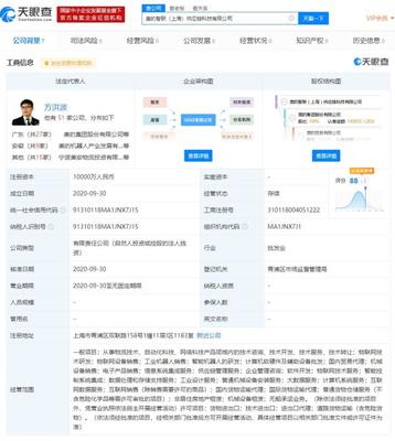 美的在上海新成立兩家公司,經營范圍均含智能機器人研發(fā)